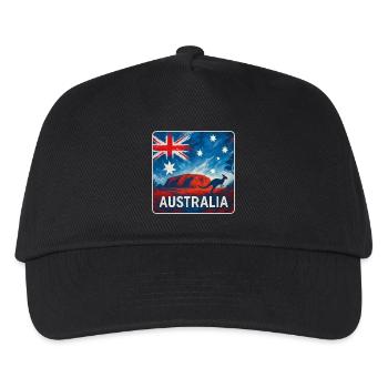Australia Outback Design - Kids’ Baseball Cap - black - Front
