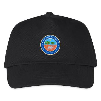 Rhinos have poor eyesight - Kids’ Baseball Cap - black - Front