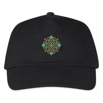 Oriental Pattern - Kids’ Baseball Cap - black - Front