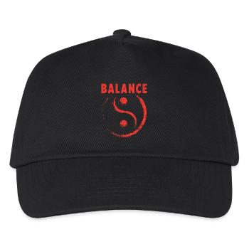 Yin and Yang Balance - Kids’ Baseball Cap - black - Front