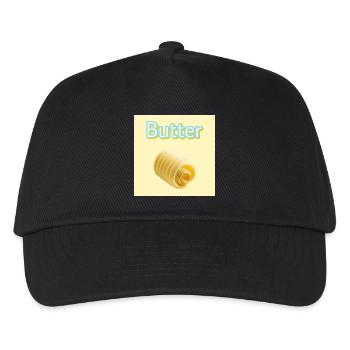 Butter - Kinder Basecap - Schwarz - Vorne