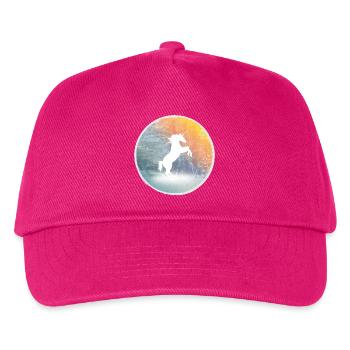 Licorne mystique dans la forêt enchantée - Casquette de baseball Enfant - fuchsia - Devant