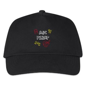 ABC Pirate School Enrollation School Comic Kids Celebration - Casquette de baseball Enfant - noir - Devant