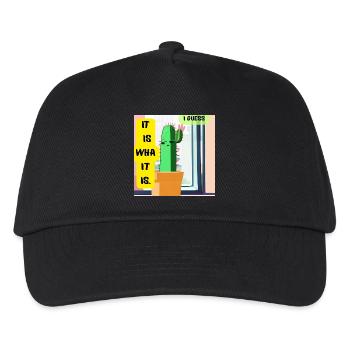 C’est ce que c’est. Je pense. – Édition Cactus Moody - Casquette de baseball Enfant - noir - Devant