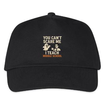 Teacher Funny T-Shirt - Kids’ Baseball Cap - black - Front