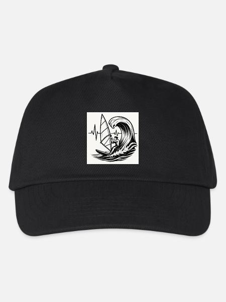 Surfer - Kinder Basecap - Schwarz