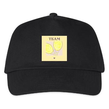SUMMER TENNIS - TENNIS PARTNER HEART - Kids’ Baseball Cap - black - Front