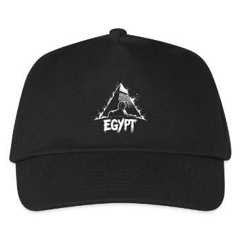 Ägypten Sphinx Pyramide - Kinder Basecap - Schwarz - Vorne