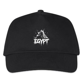Ägypten Sphinx Pyramide - Kinder Basecap - Schwarz - Vorne
