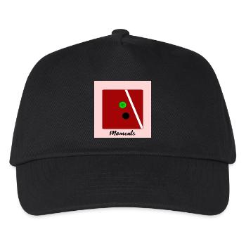 TENNIS MOMENTS CRITICAL SECONDS - Kids’ Baseball Cap - black - Front