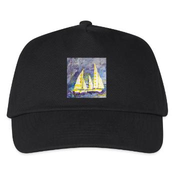 Sailboat - Kids’ Baseball Cap - black - Front