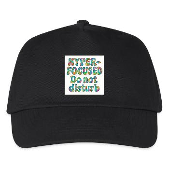 Conception hyper concentrée et sans déranger - Casquette de baseball Enfant - noir - Devant