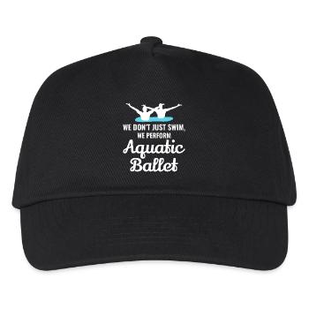 Aquatic Ballet Motivational Synchronized Swim - Kids’ Baseball Cap - black - Front
