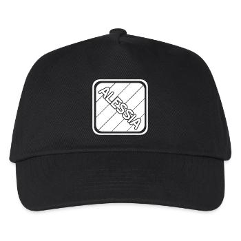 Girl's name Alessia - Kids’ Baseball Cap - black - Front