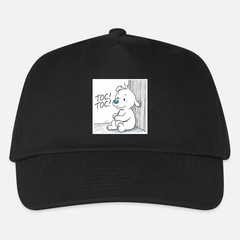 Idéfix Frappe Toc Toc Toc - Casquette de baseball Enfant - noir