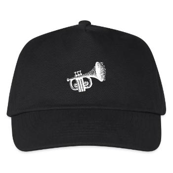 Trompette allumée, soucis de l’explosion de la note musique magie - Casquette de baseball Enfant - noir - Devant