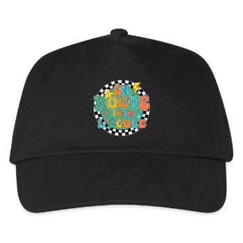 On the way to school back to school gift - Kids’ Baseball Cap - black - Front