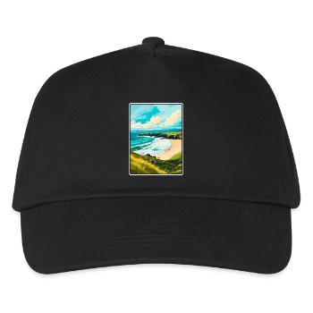 Dingle-Halbinsel Irland Reiseplakat Stadtbild - Kinder Basecap - Schwarz - Vorne