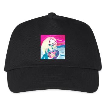 Affiche du profil d’Eisbaer - Casquette de baseball Enfant - noir - Devant