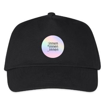 *innen_innen - Kids’ Baseball Cap - black - Front