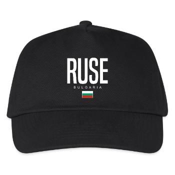 Ruse Bulgaria - Kids’ Baseball Cap - black - Front