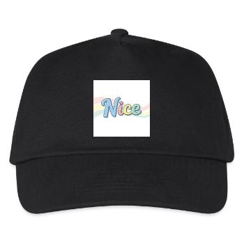Das echte Nice Nizza Souvenir - Kinder Basecap - Schwarz - Vorne