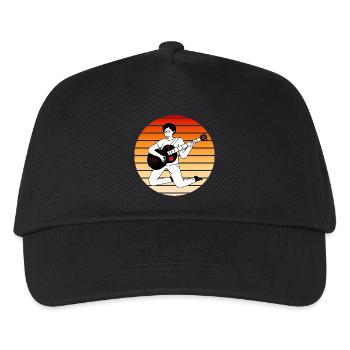 Electric guitar in the sunset - Kids’ Baseball Cap - black - Front