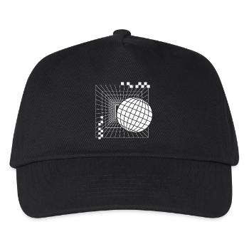 Conception géométrique futuriste de la sphère - Casquette de baseball Enfant - noir - Devant