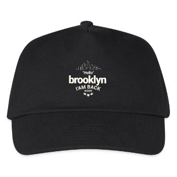 Design Brooklyn Heimkehr - Kinder Basecap - Schwarz - Vorne