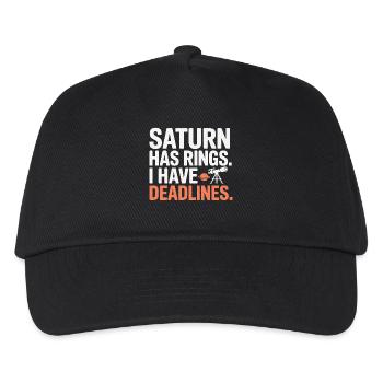 Astronomy Humor Work Struggles  - Kids’ Baseball Cap - black - Front