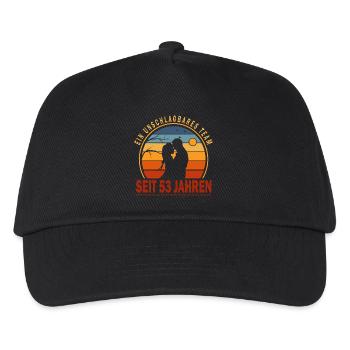53 ans de relation Anniversaire de mariage - Casquette de baseball Enfant - noir - Devant