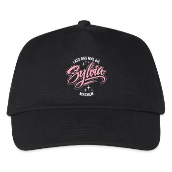 Let Sylvia do that - name day - Kids’ Baseball Cap - black - Front