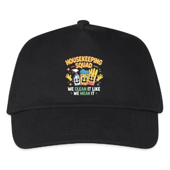 Conception de nettoyage amusante - Casquette de baseball Enfant - noir - Devant