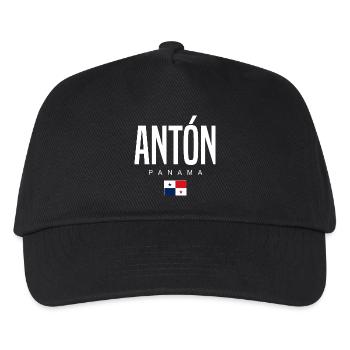 Antón Panama Panamaer - Kinder Basecap - Schwarz - Vorne