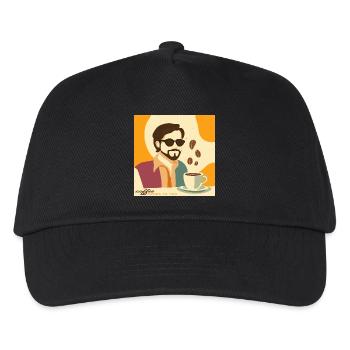 Coffee vintage / retro Poster - Kids’ Baseball Cap - black - Front