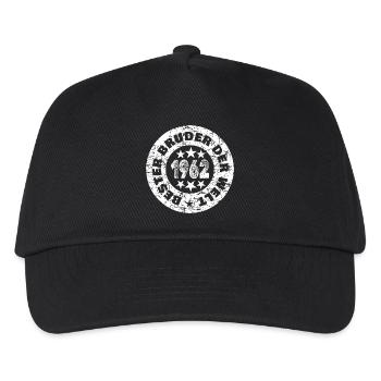 Geschwister 1962 - Kinder Basecap - Schwarz - Vorne