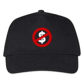 Almighty Dollar – Power, Money & Society - Kids’ Baseball Cap - black - Front
