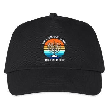 Hanoukka Hanoukka Hanoukka - Casquette de baseball Enfant - noir - Devant