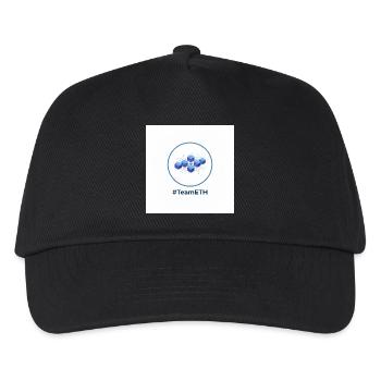 TeamETH node network - Kids’ Baseball Cap - black - Front