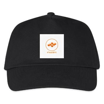 TeamBTC Blockchain Cubes - Kinder Basecap - Schwarz - Vorne