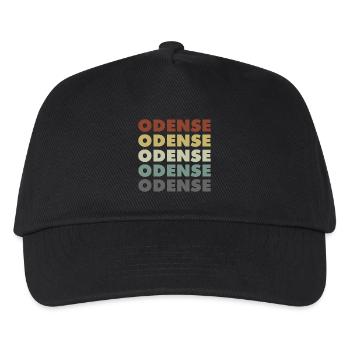 Odense - Denmark - Dänemark - Skandinavien - Kinder Basecap - Schwarz - Vorne