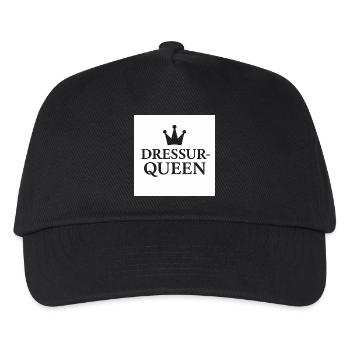 Dressur Queen, Pferdemädchen - Kinder Basecap - Schwarz - Vorne