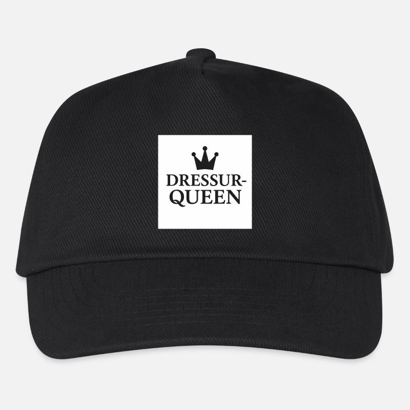 Dressur Queen, Pferdemädchen - Kinder Basecap - Schwarz