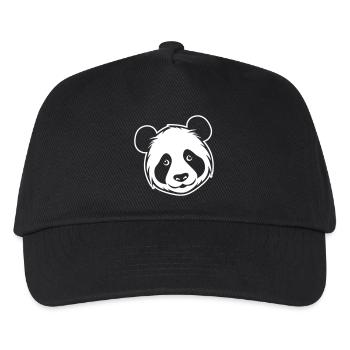 Panda Head - Kids’ Baseball Cap - black - Front
