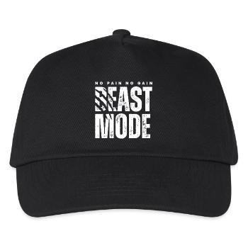 Feast Mode No Pain No Gain - Kinder Basecap - Schwarz - Vorne