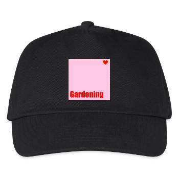 Gartenarbeit Liebe Garten - Kinder Basecap - Schwarz - Vorne