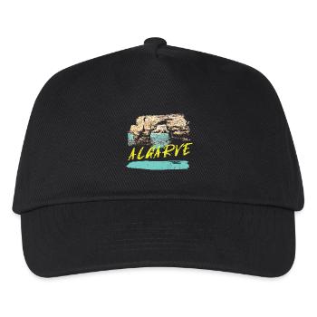 Falaises Algarve illustration Portugal - Casquette de baseball Enfant - noir - Devant