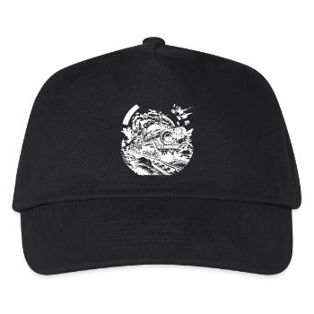 Railway Sketch - Kids’ Baseball Cap - black - Front