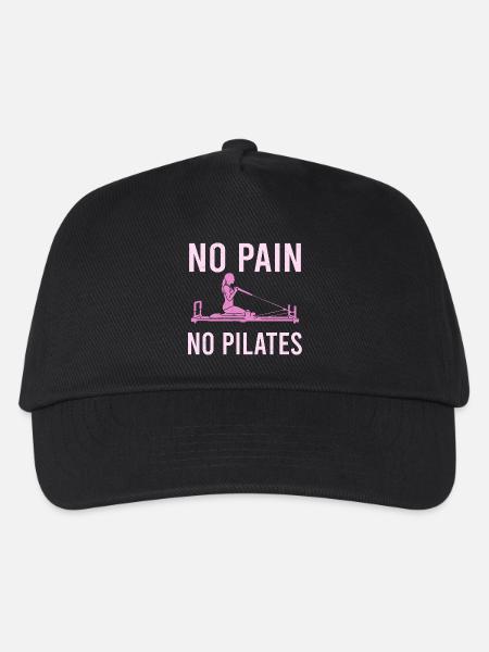 Pilates Yoga Fitness Sport Sprüche - Kinder Basecap - Schwarz