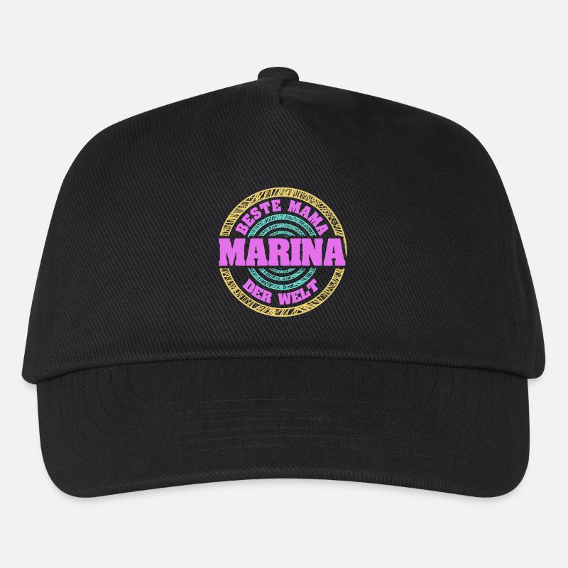 Mutter Marina - Kinder Basecap - Schwarz